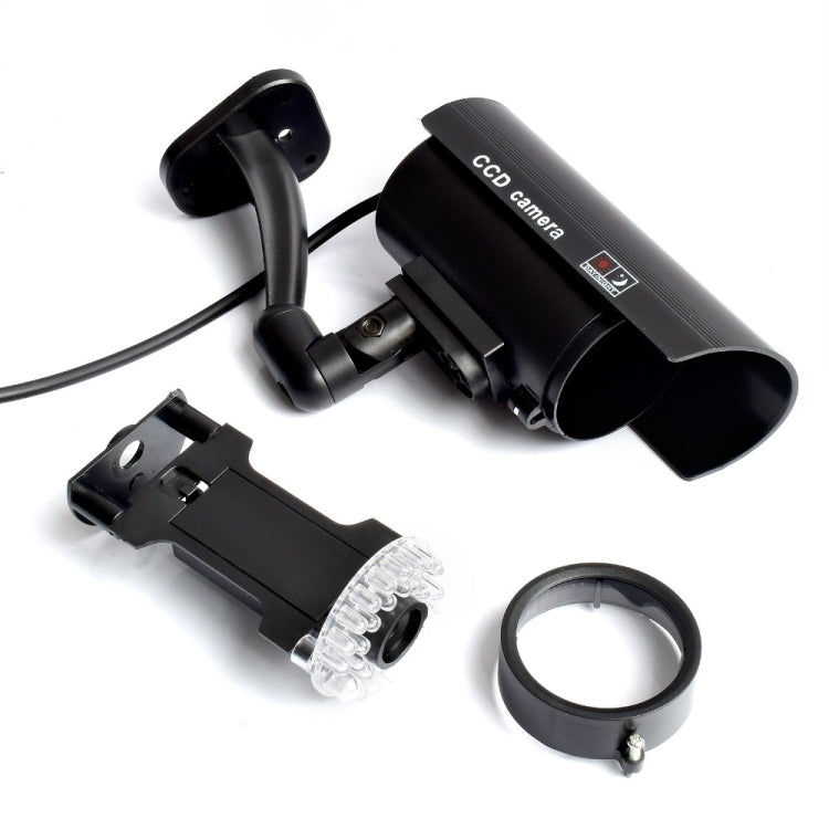 Waterproof Dummy CCTV Camera With Flashing LED For Realistic Looking for Security Alarm, black, Silver Waterproof Dummy CCTV Camera With Flashing LED For Realistic Looking for Security Alarm, black, Silver